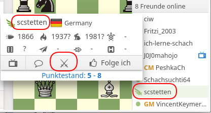 Lichess Herausforderung