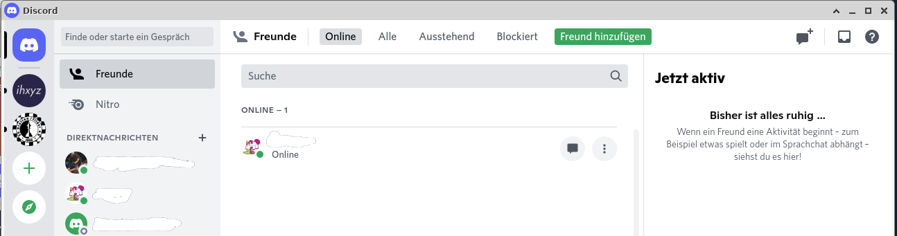 Discord Anwendung Grundstruktur